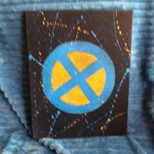 GenkiGoth X Men Xmen Logo painting 2017